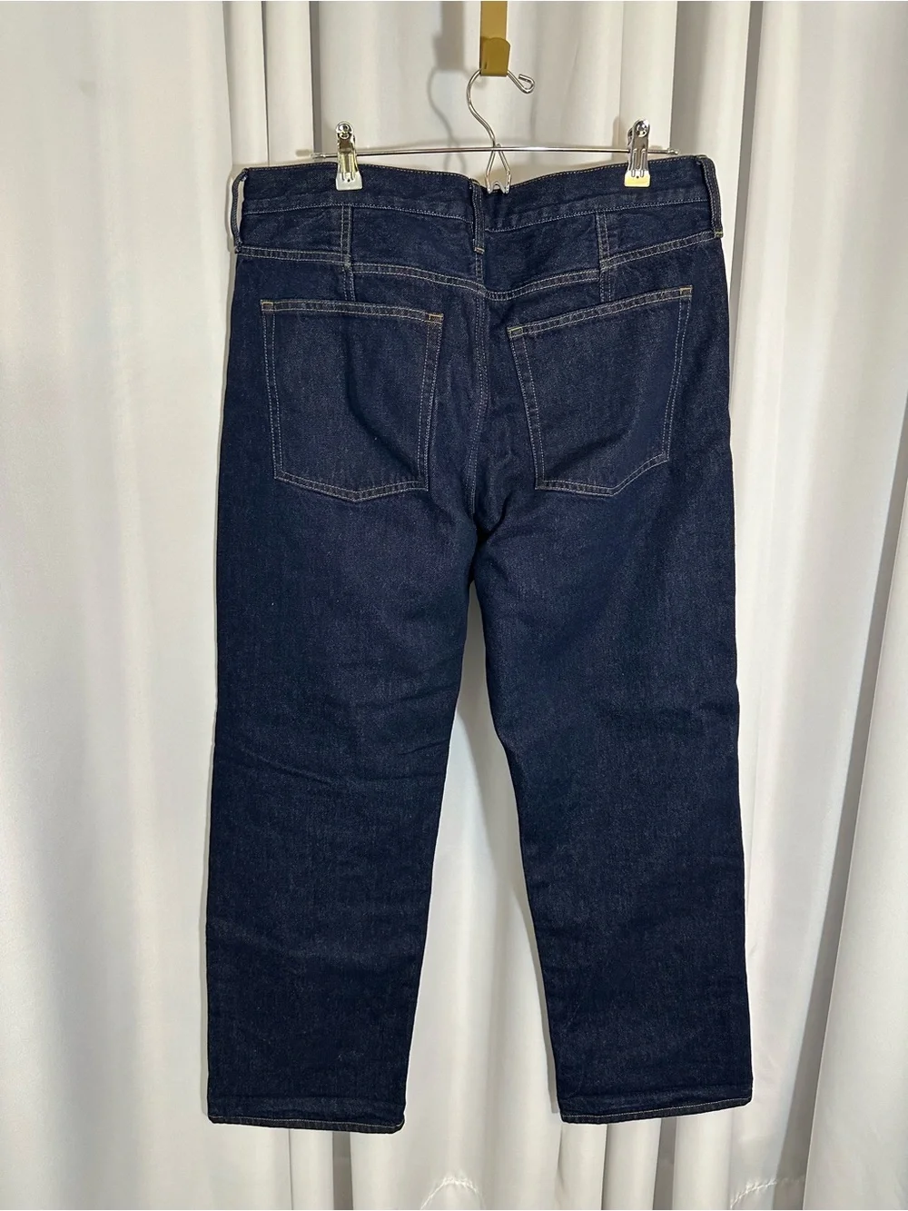 J. Crew Dark Wash flannel lined Jeans 36x30 NWOT